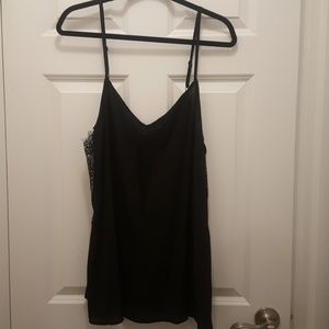Torrid Black Lace Tank top Size 1